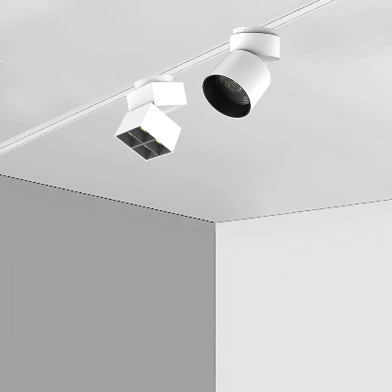 Ultra-Slim Cylindrical Rotatable Magnetic Track Downlight TH3003A-E1-80