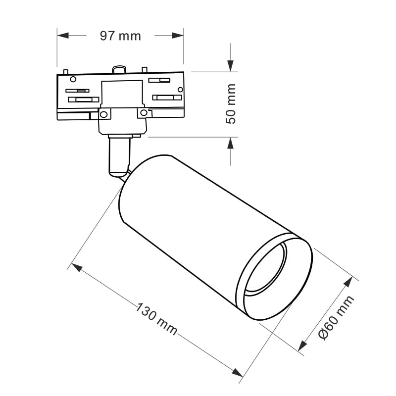 Anti-Glare LED Track Light TS5189