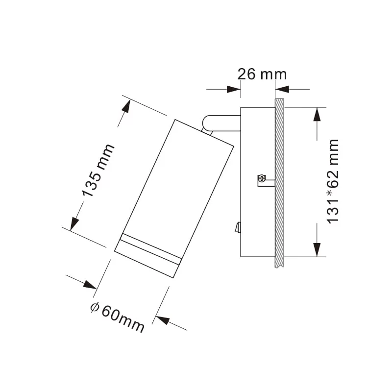 Adjustable LED Wall Light TS5645