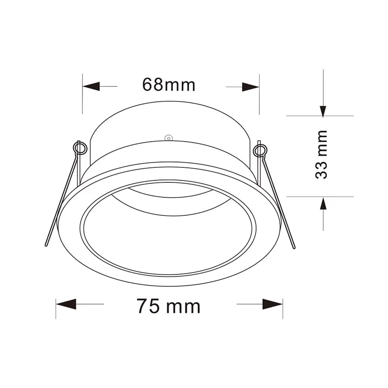 10W Dimmable Ceiling LED Downlight TS5851