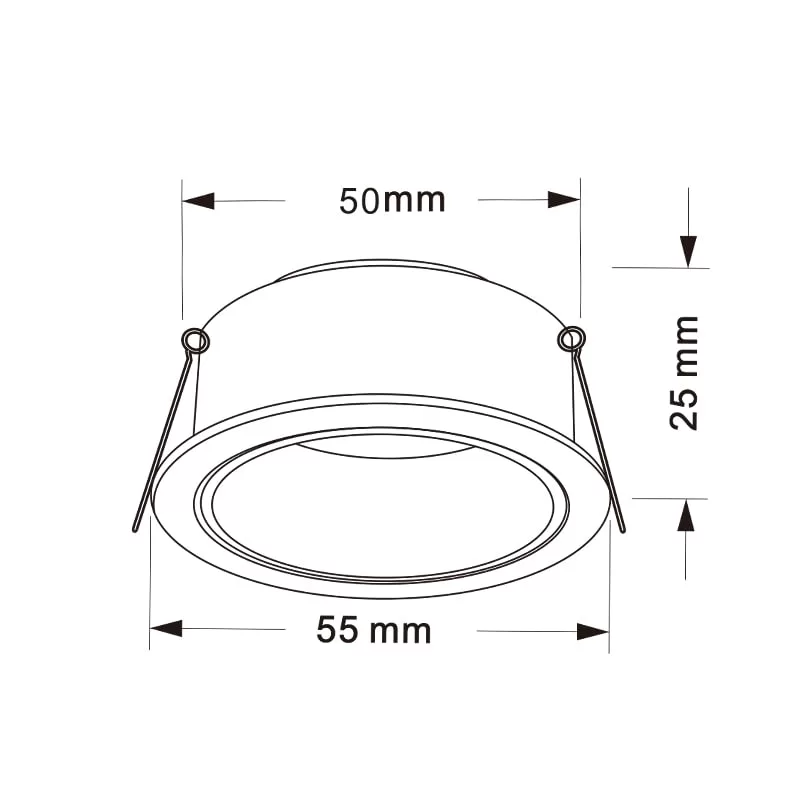 IP20 LED Ceiling Can Light TS5907