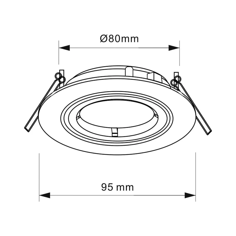 3 inch Dimmable Recessed LED Pot Light TS6005