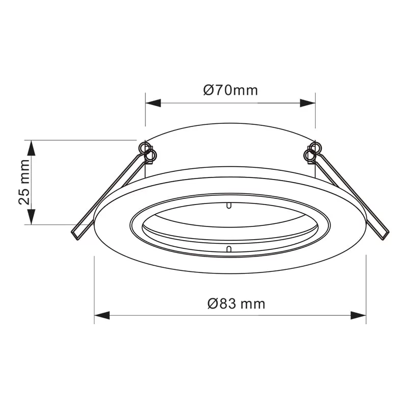 Adjustable Recessed LED Can Light TS6186