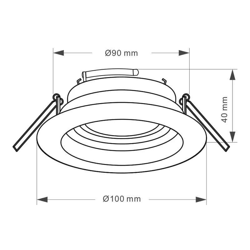 Fixed Living Room / Bedroom Downlight TS6620
