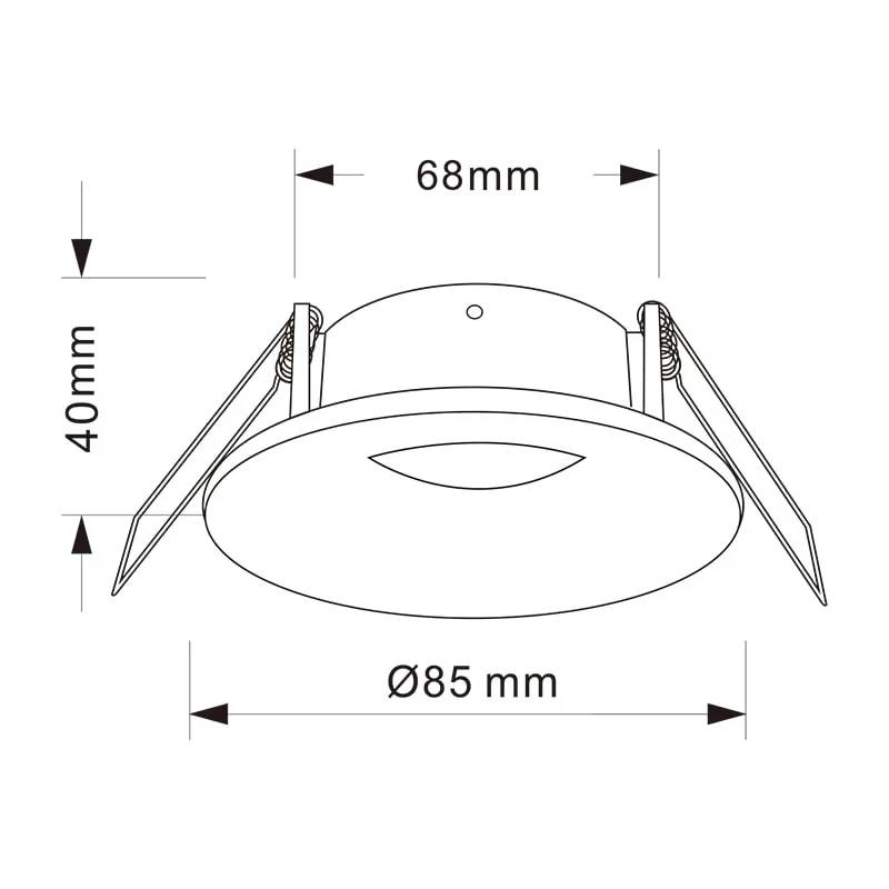 IP65 Bathroom Ceiling Downlight TS6901