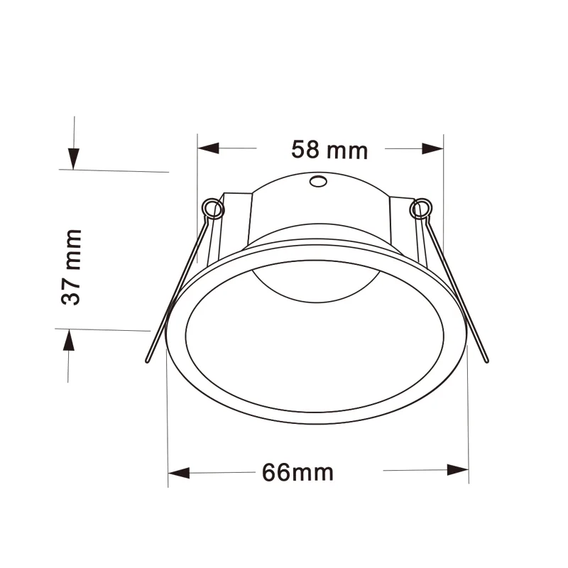 Modern Mini Recessed Downlight TS8216