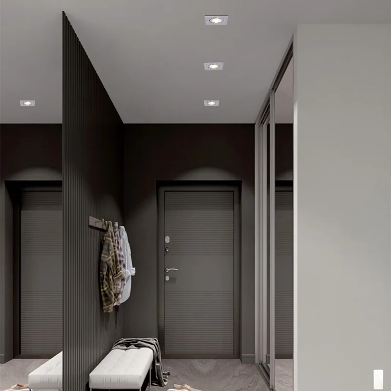 Modern Square Recessed Downlight Fixture TS5001