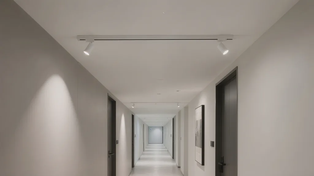 led track light corridors