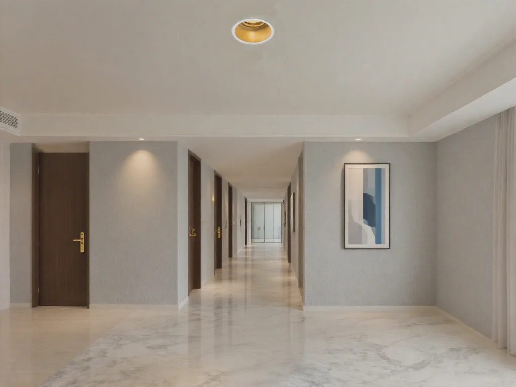 360° Adjustable Ceiling Downlight in Hotel
