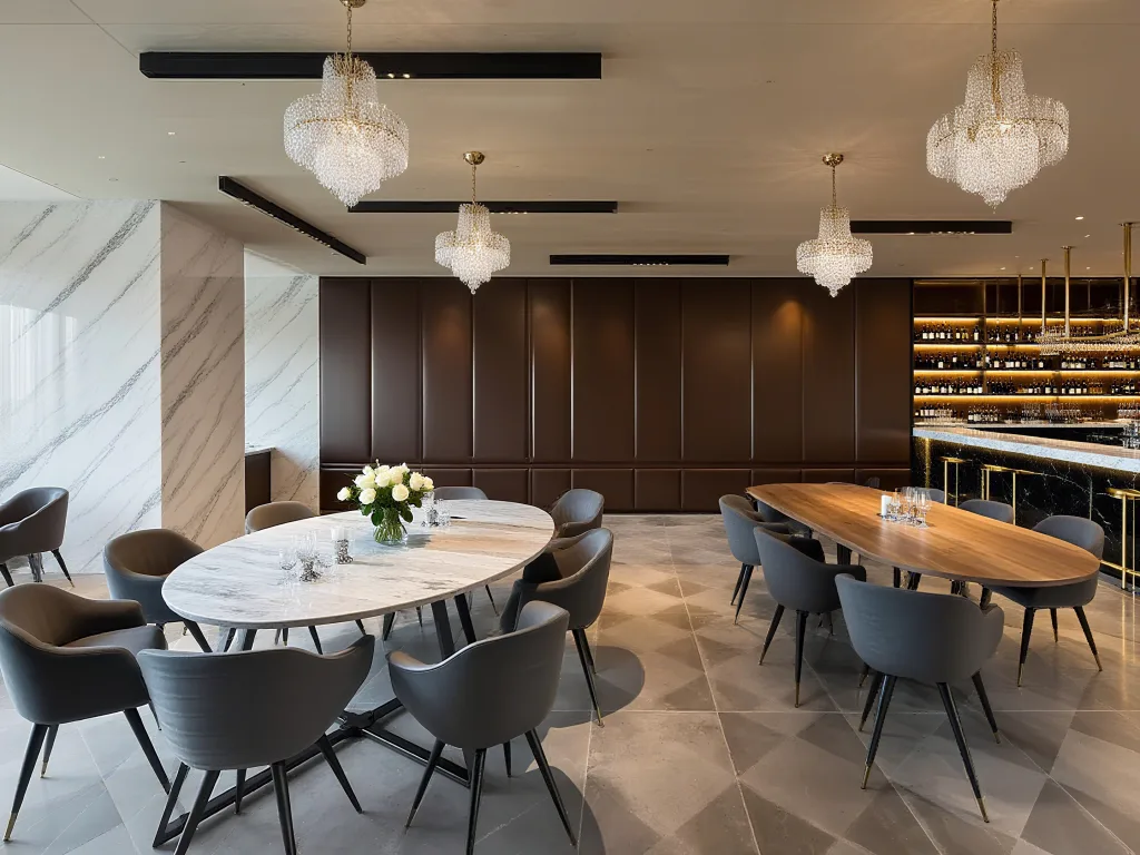 6W Magnetic Track Linear Light in the Hotel Western Restaurant