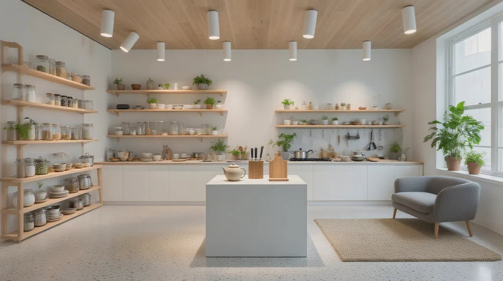 LED Spotlight in Showroom