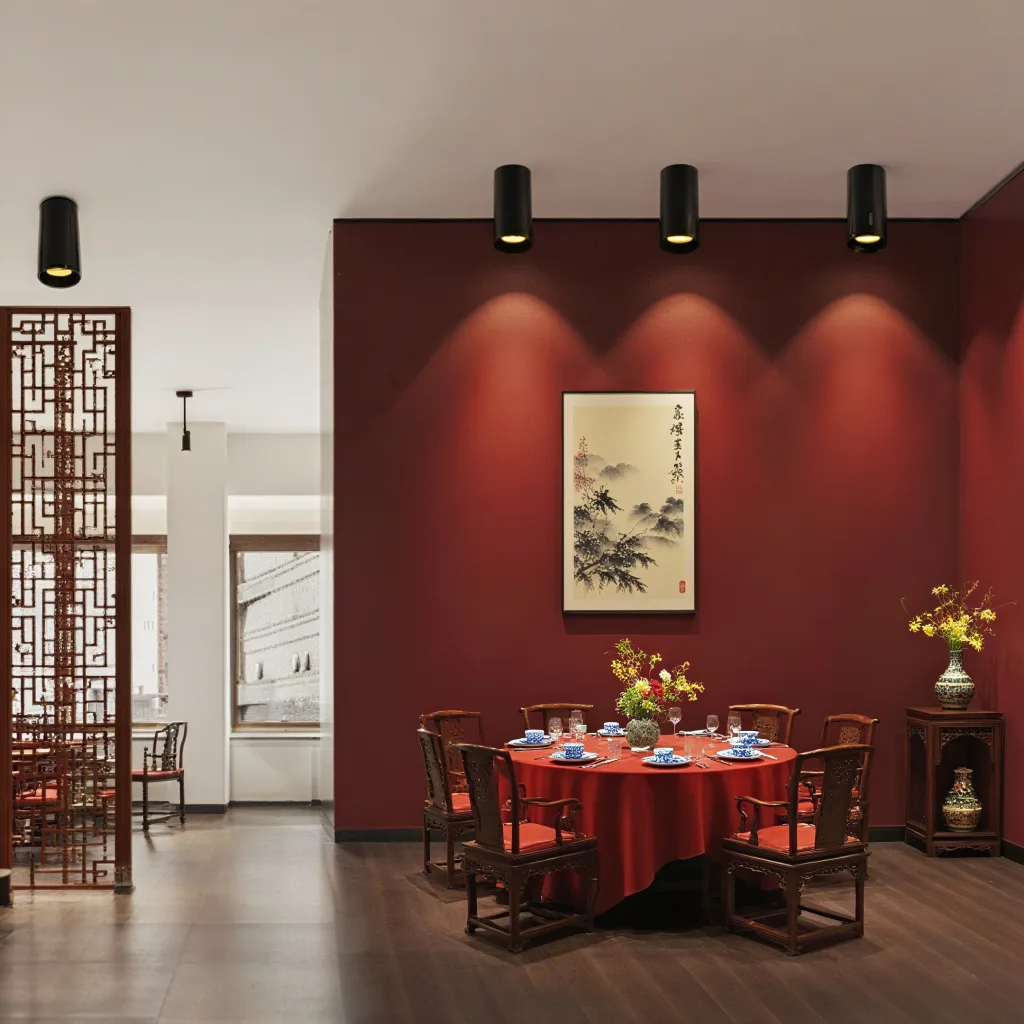 LED Spotlight in Restaurant Interior