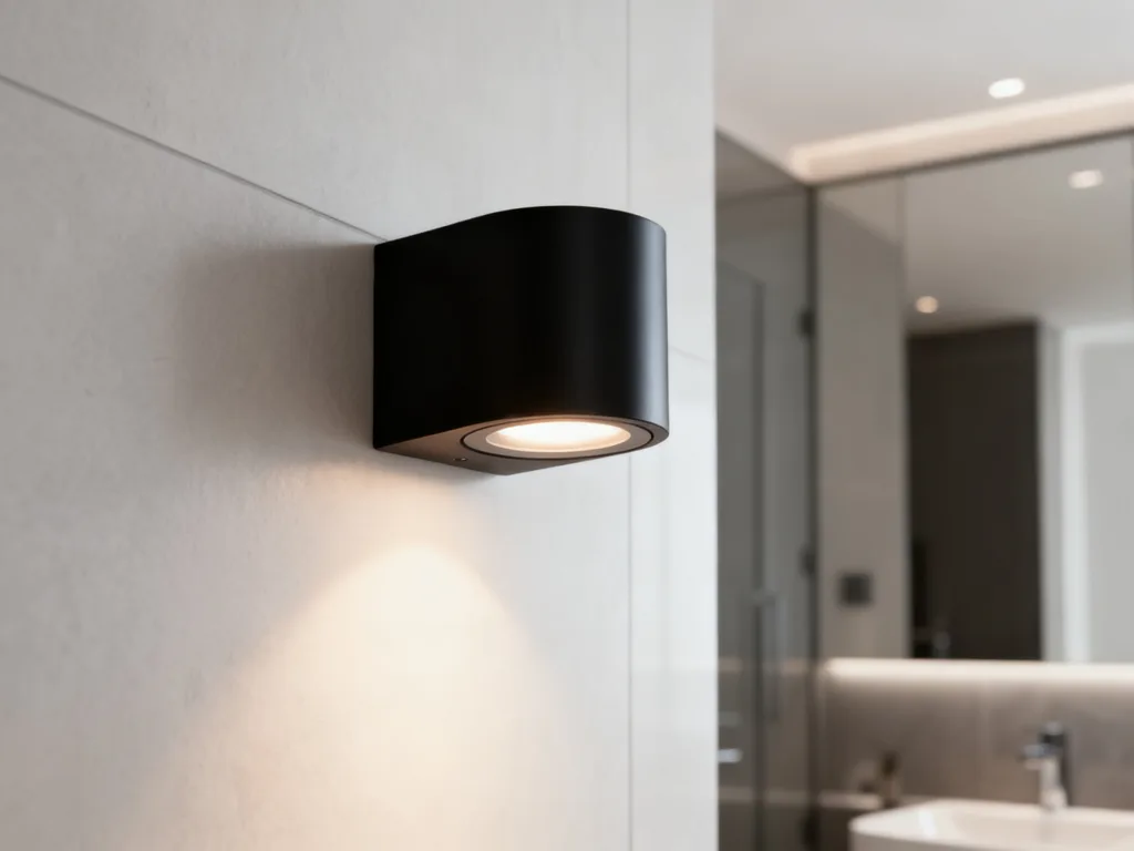 LED Wall Light in the Bathroom