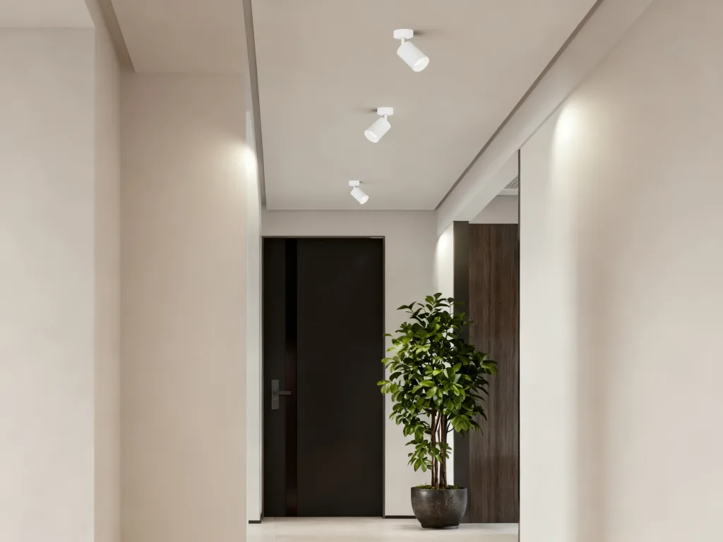 LED Wall Light in the Hallway and Corridor